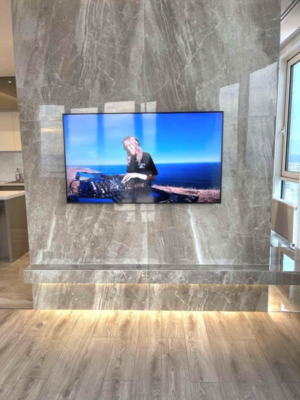 Vip Apartment 120M2 With Panoramic Windows, 22 Floor. Obolon Kyjev Exteriér fotografie