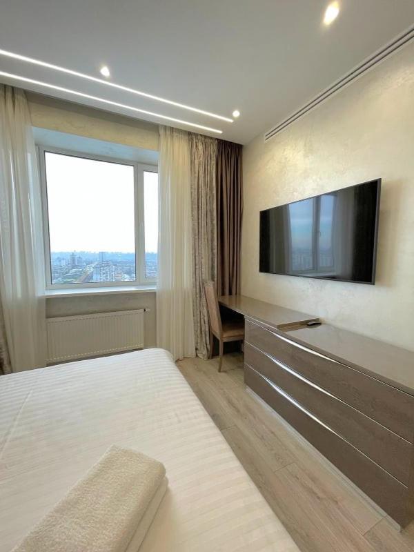 Vip Apartment 120M2 With Panoramic Windows, 22 Floor. Obolon Kyjev Exteriér fotografie