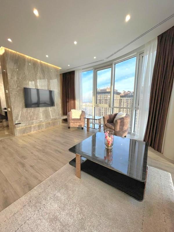 Vip Apartment 120M2 With Panoramic Windows, 22 Floor. Obolon Kyjev Exteriér fotografie